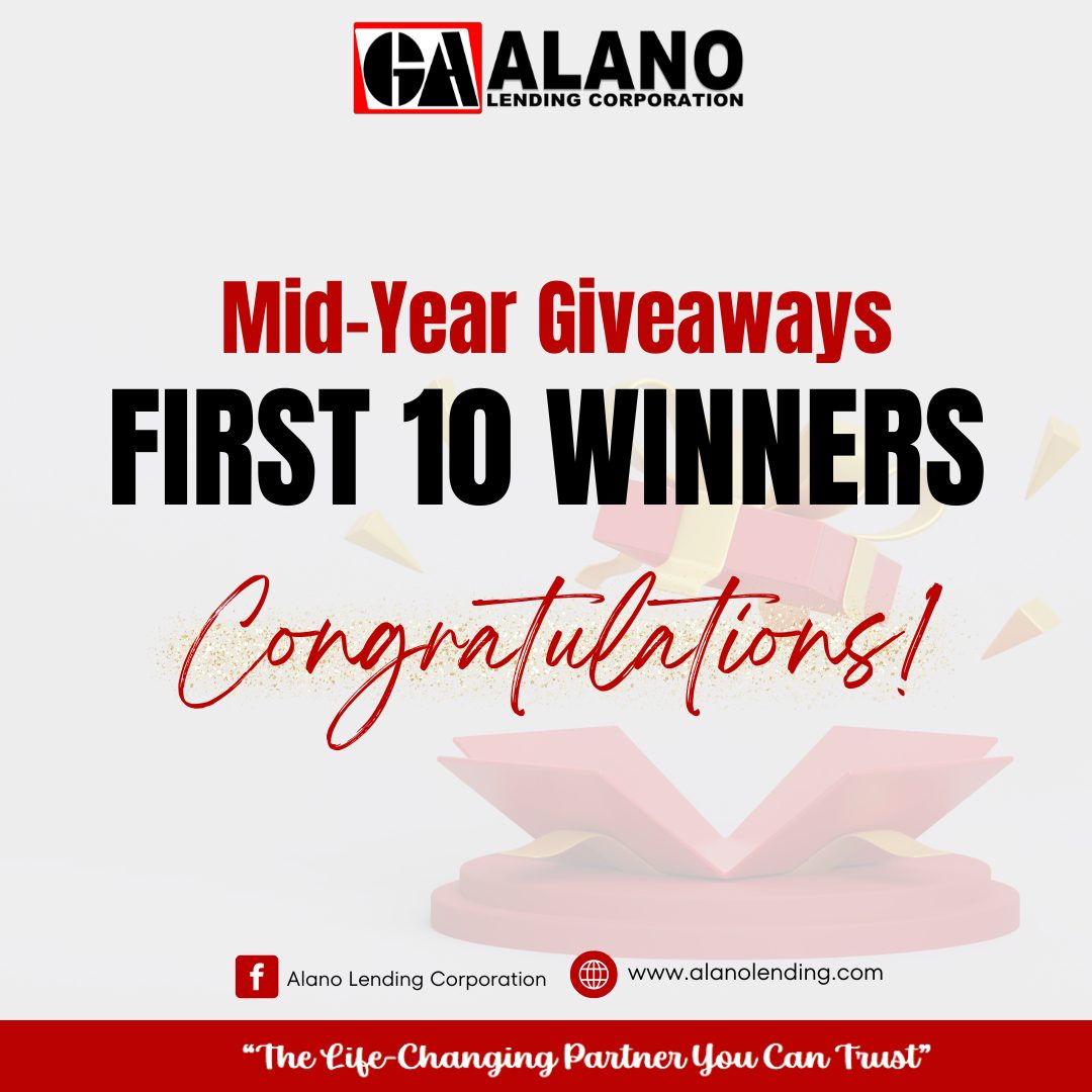 Mid-Year Giveaways Winners