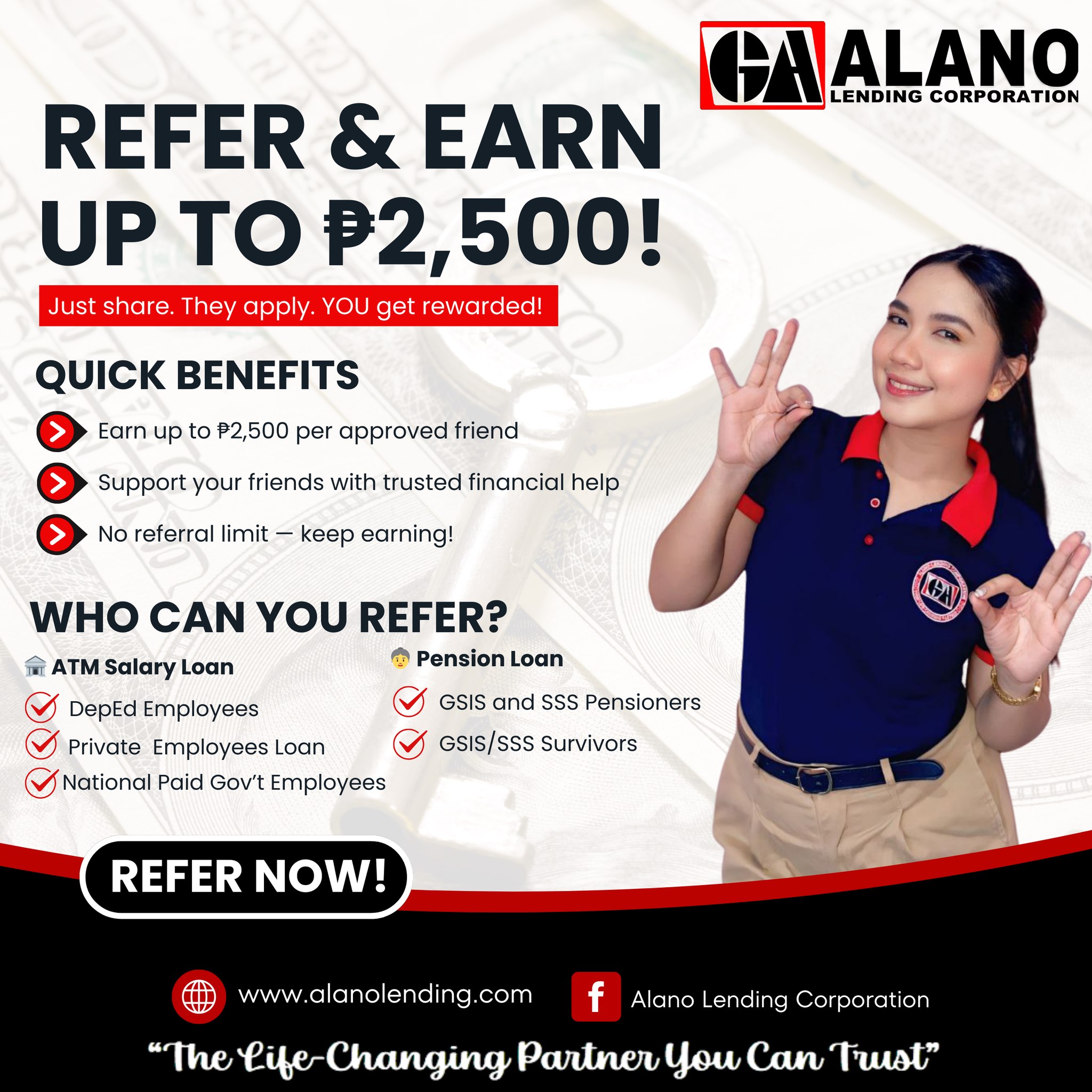 REFER & EARN UP TO ₱2,500.00