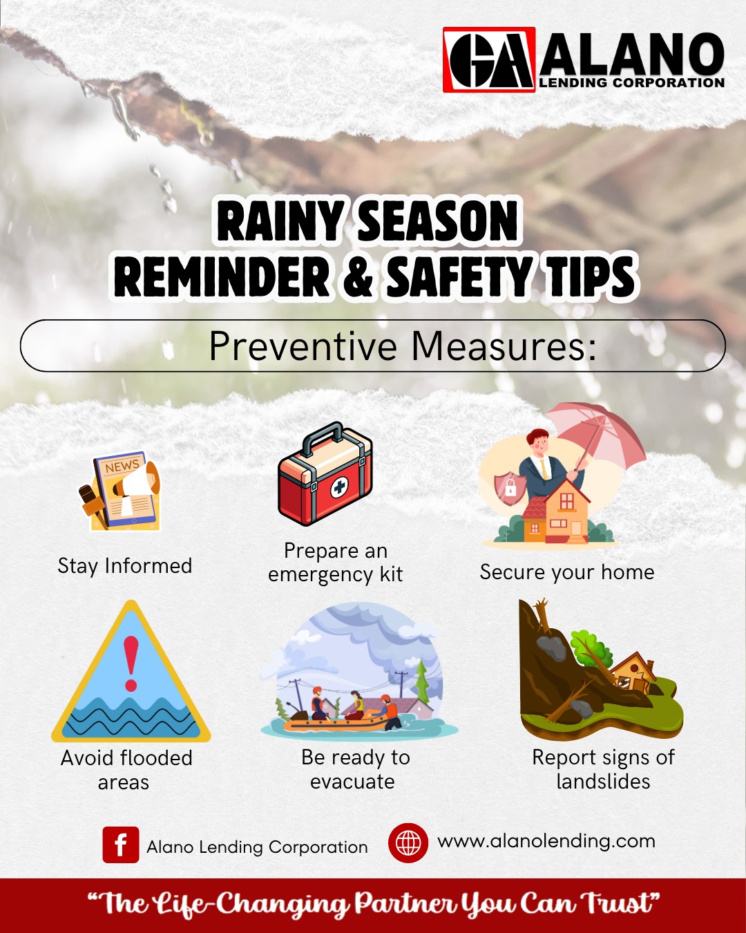 Rainy Season Reminder & Safety Tips