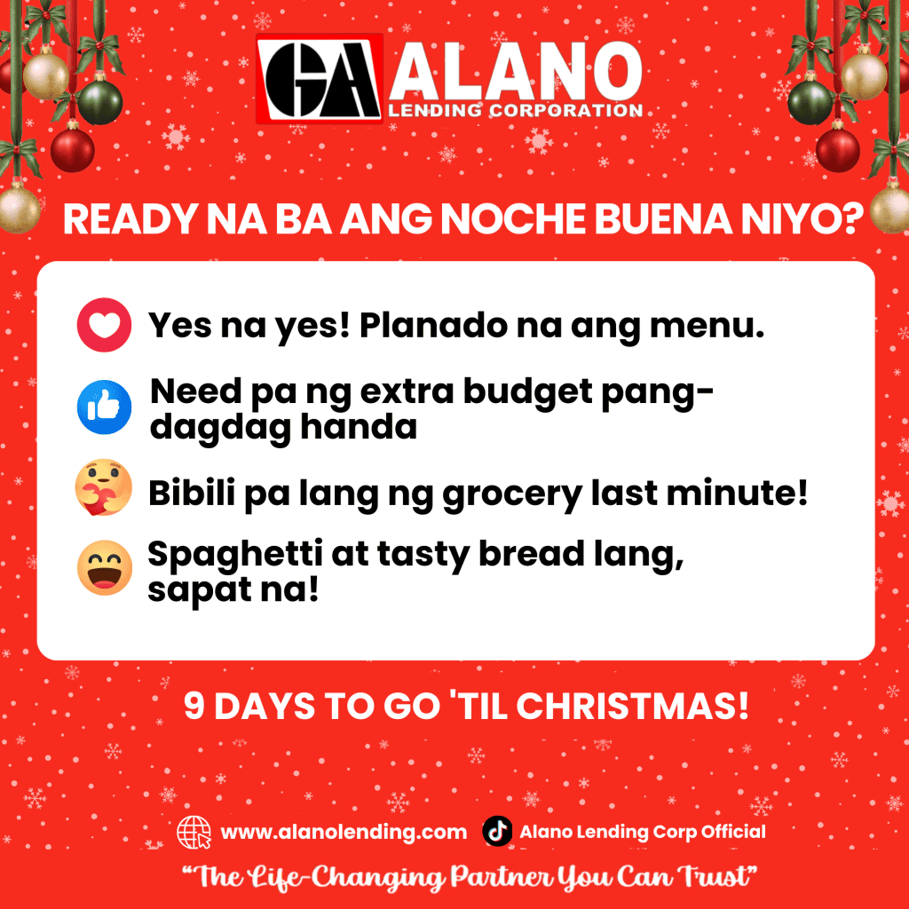 Ready na ba ang NOCHE BUENA niyo?