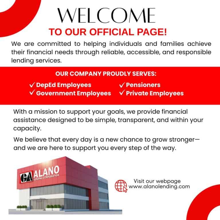 Welcome to our Official Facebook Page - Layout - Fryll Alanolendingcorporation